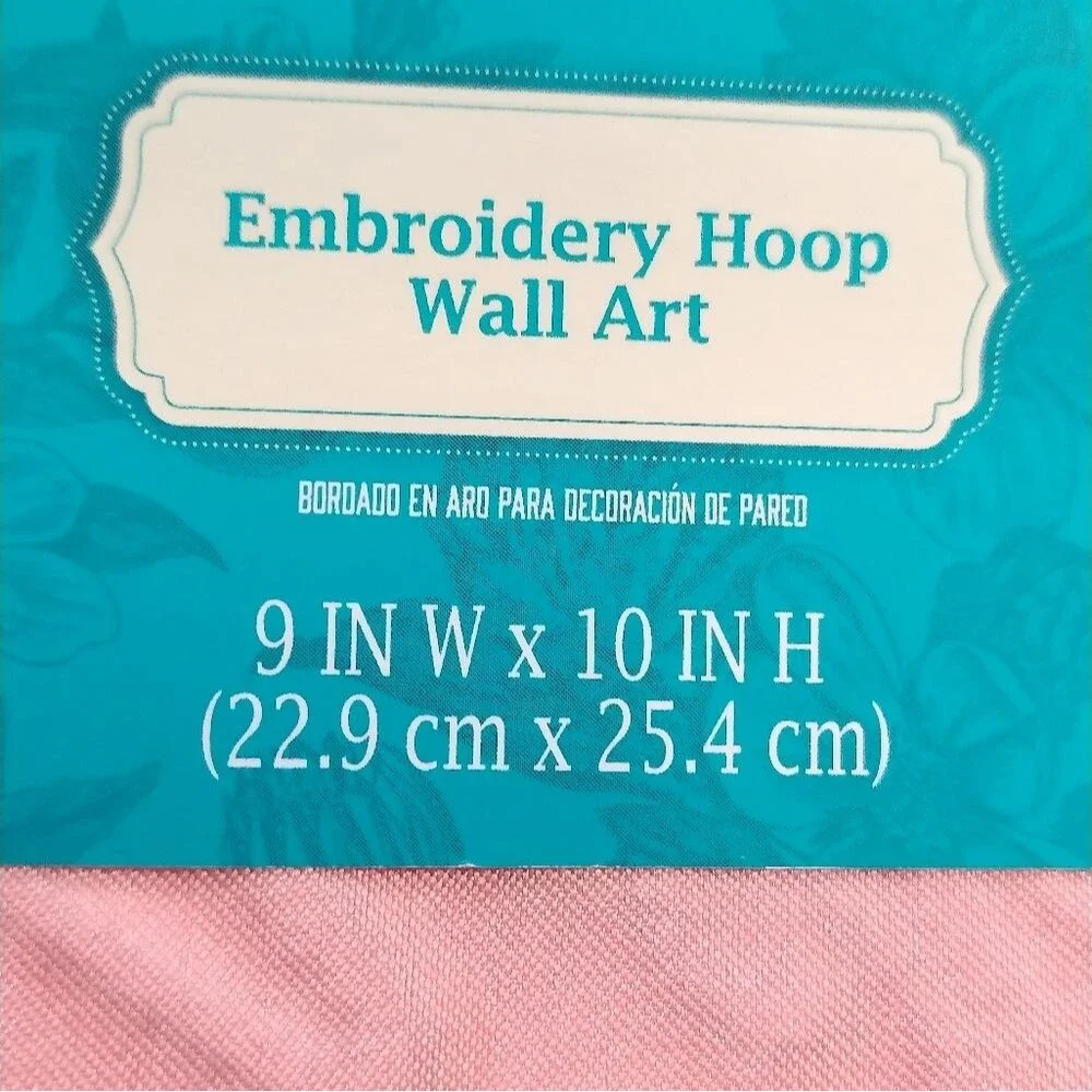 NWT Pioneer Woman ‘Welcome Spring’ Embroidery Hoop Wall Art Home Decor